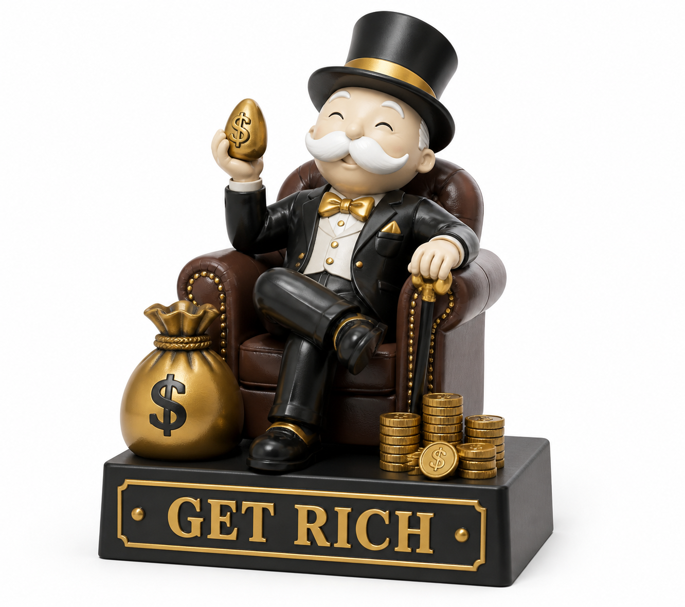 Get rich right away, إلهام التصميم الإبداعي للطباعة ثلاثية الأبعاد