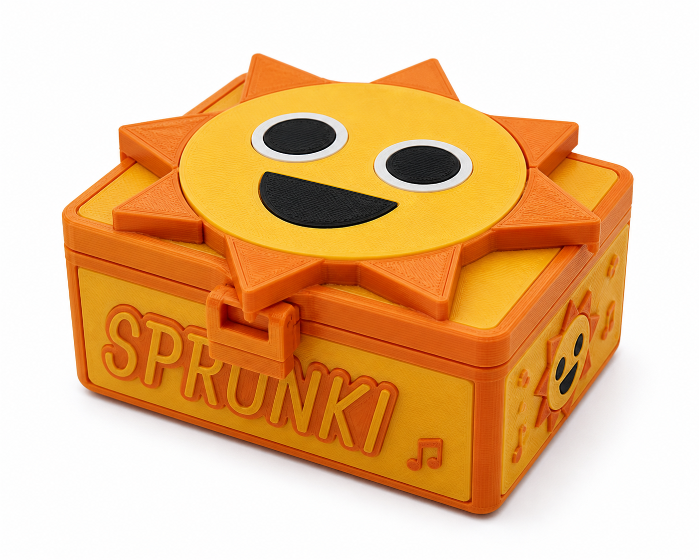 节奏盒子Sprunki 太阳公公 Mr. Вдохновение креативного дизайна 3D-печати