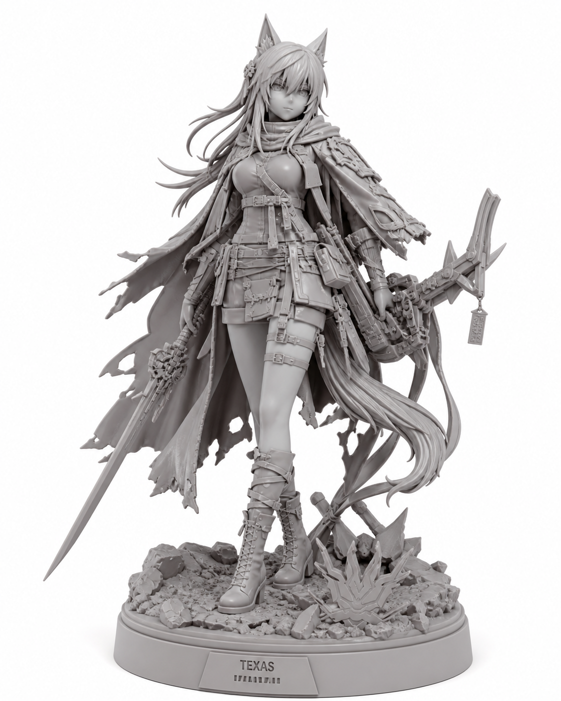 明日方舟重装干员年 二次元少女 3D-Druck kreative Design-Inspiration
