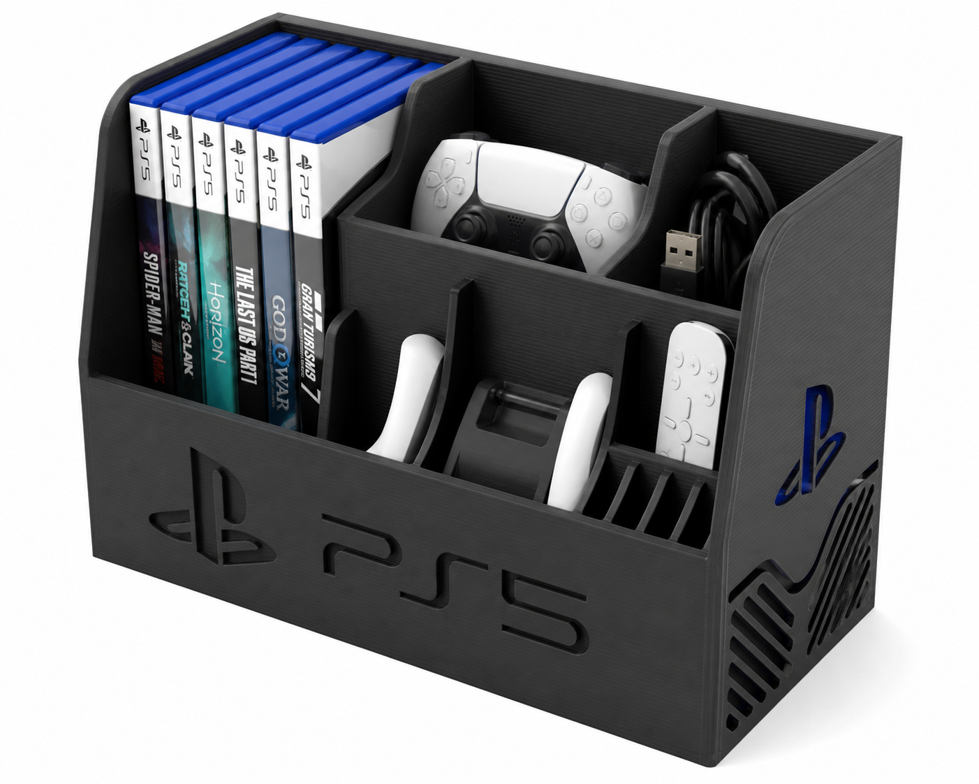 ps5游戏收纳展示盒 3D प्रिंटिंग रचनात्मक डिज़ाइन प्रेरणा