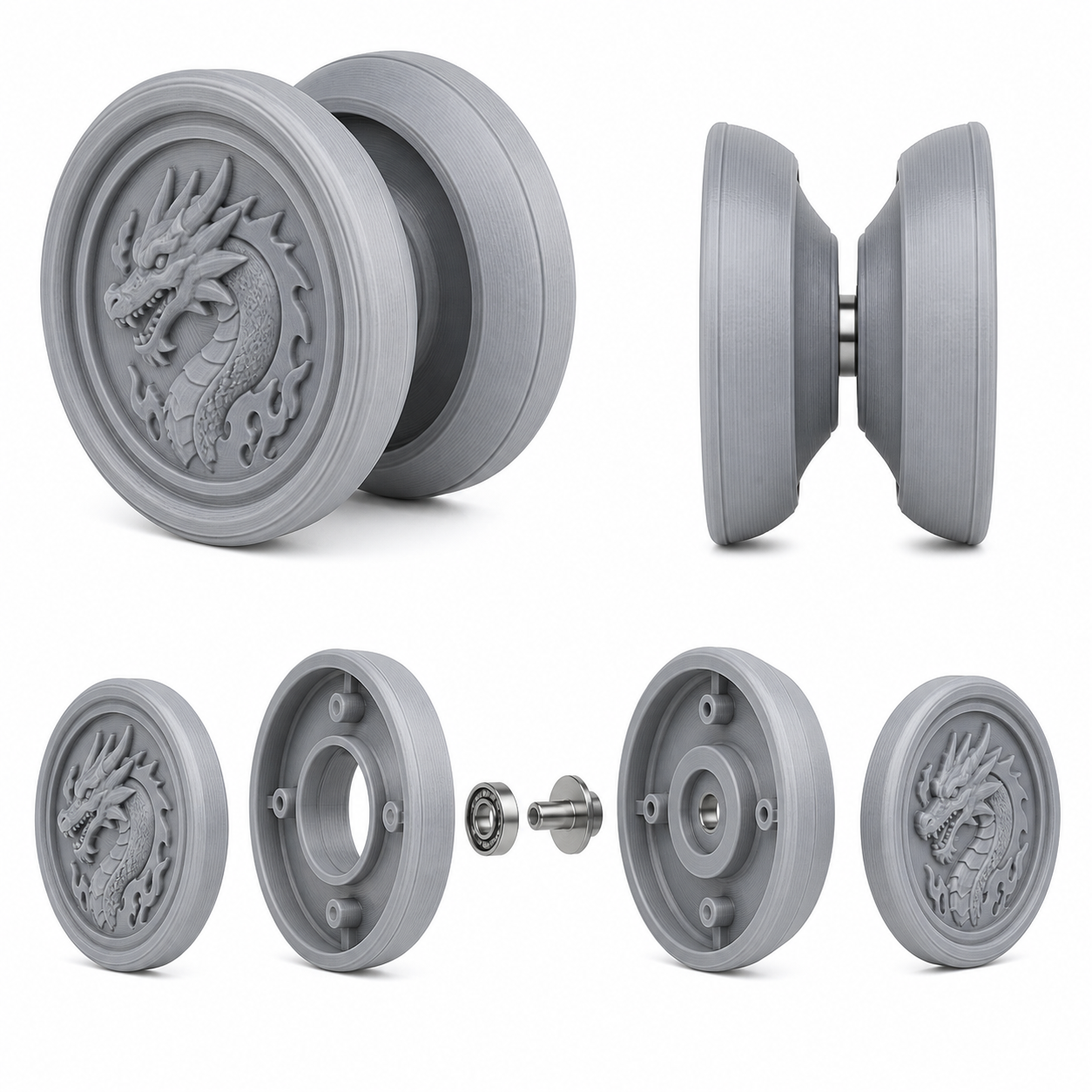 PRINTABLE YO-YO 3D Printing Creative Design Inspiration