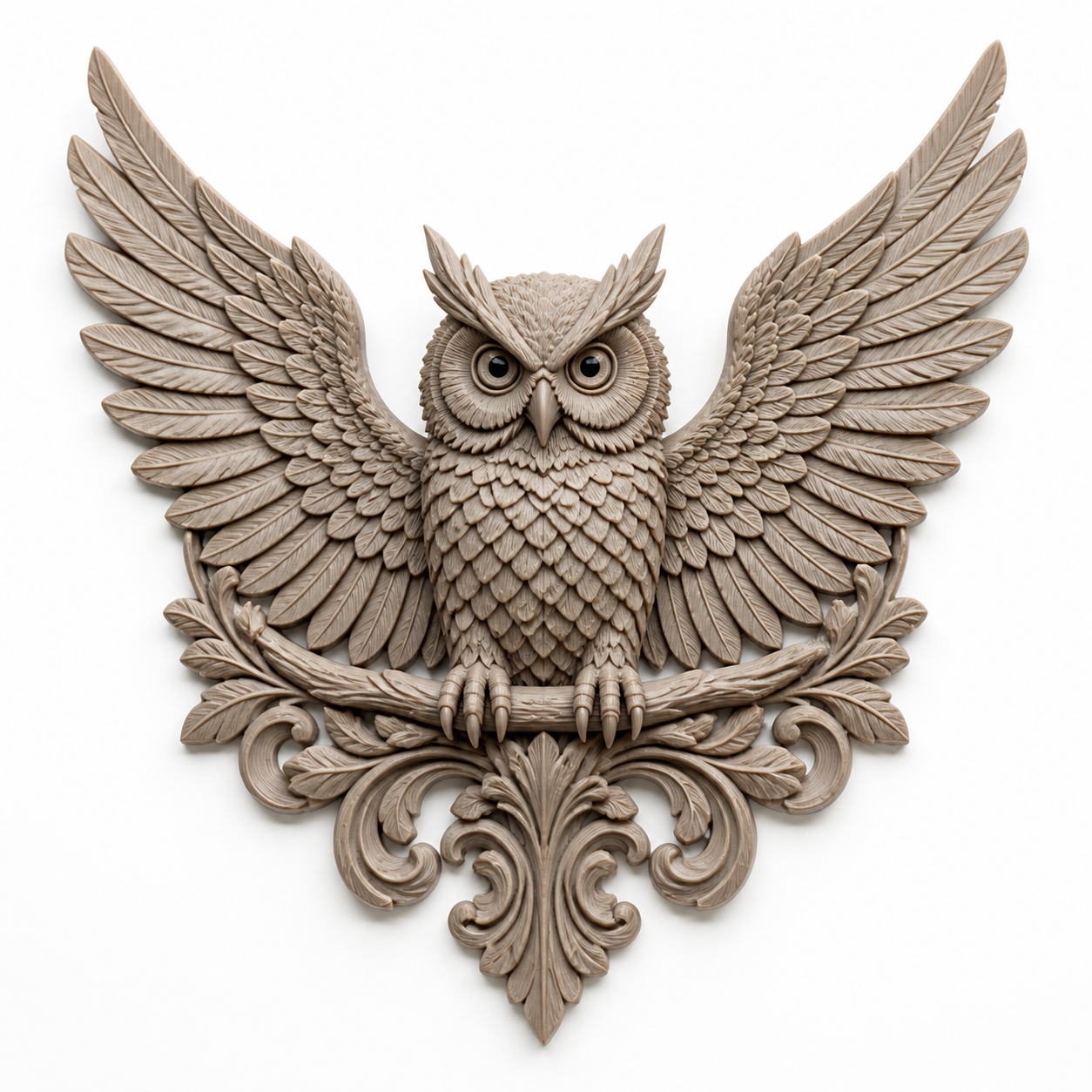 Owl Wall Decoration 3D Printing Creative Design Inspiration