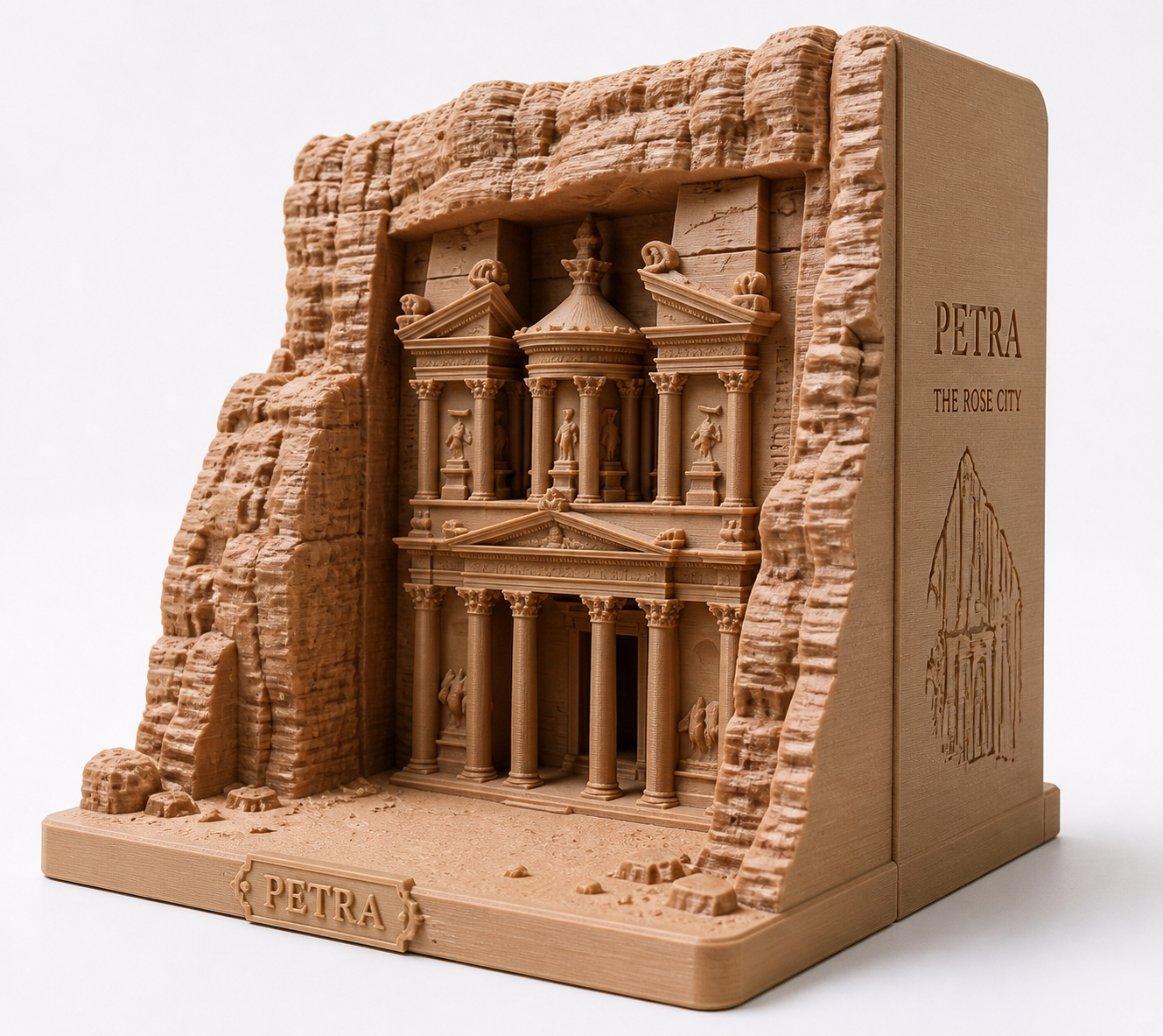 Petra Book Holder Cảm hứng thiết kế sáng tạo in 3D