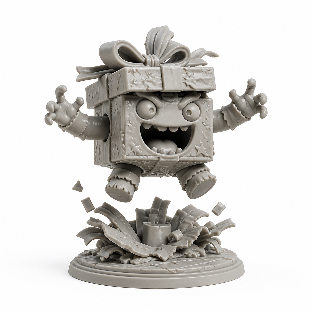 Jumpy Present 3D-Druck kreative Design-Inspiration