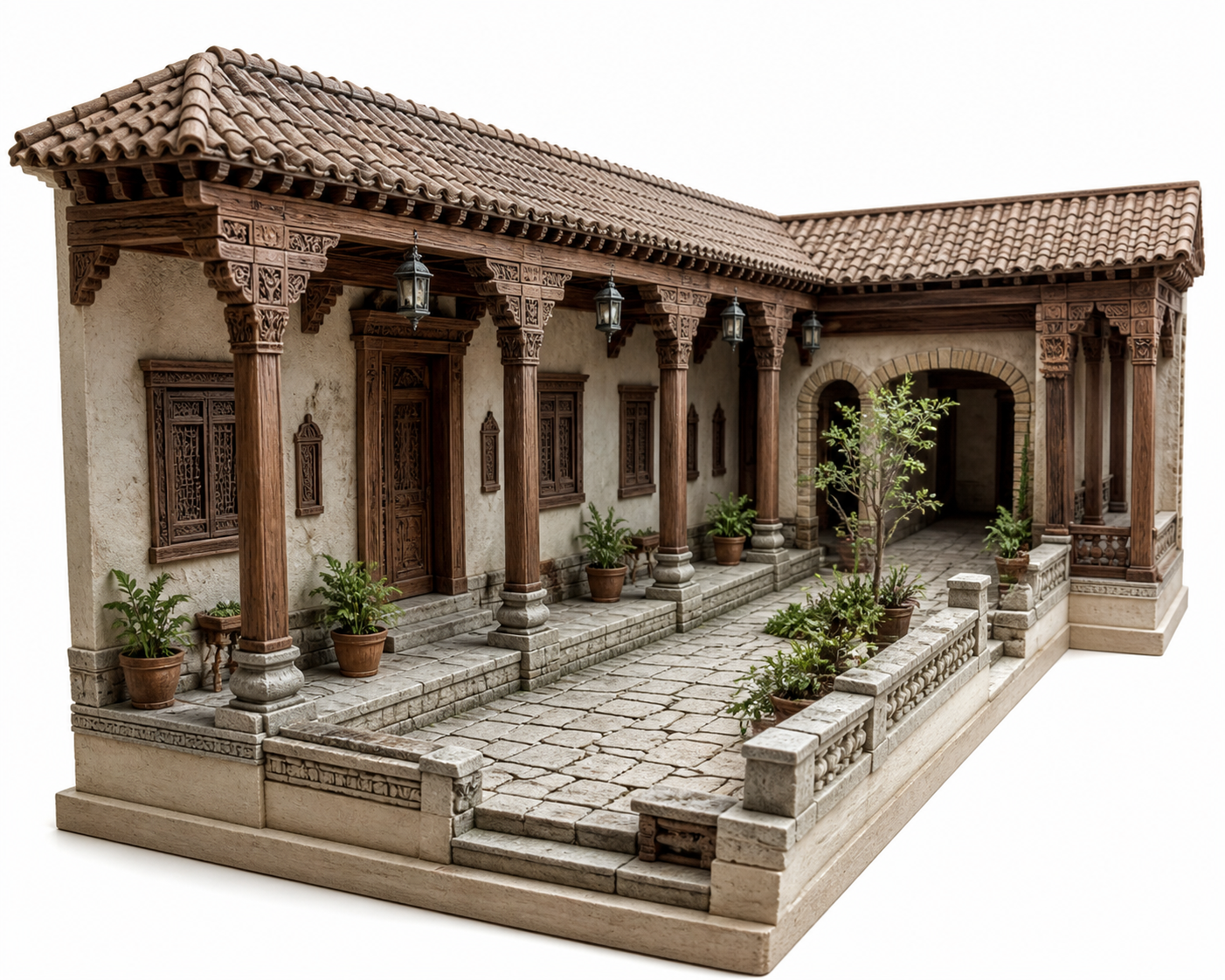 庭院走廊 إلهام التصميم الإبداعي للطباعة ثلاثية الأبعاد