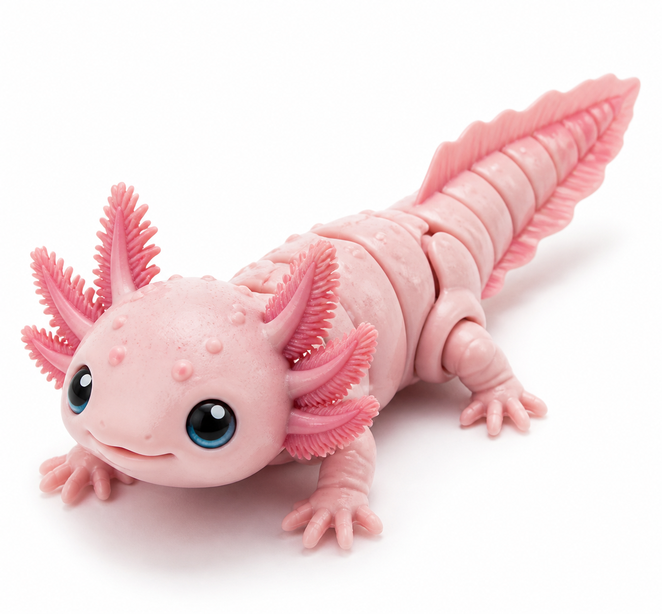 实用非常可爱的 Axolotl - 铰接式 - 无3D打印创意设计灵感