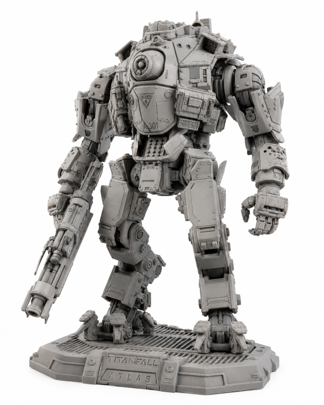 Titanfall Atlas机器人模型 إلهام التصميم الإبداعي للطباعة ثلاثية الأبعاد