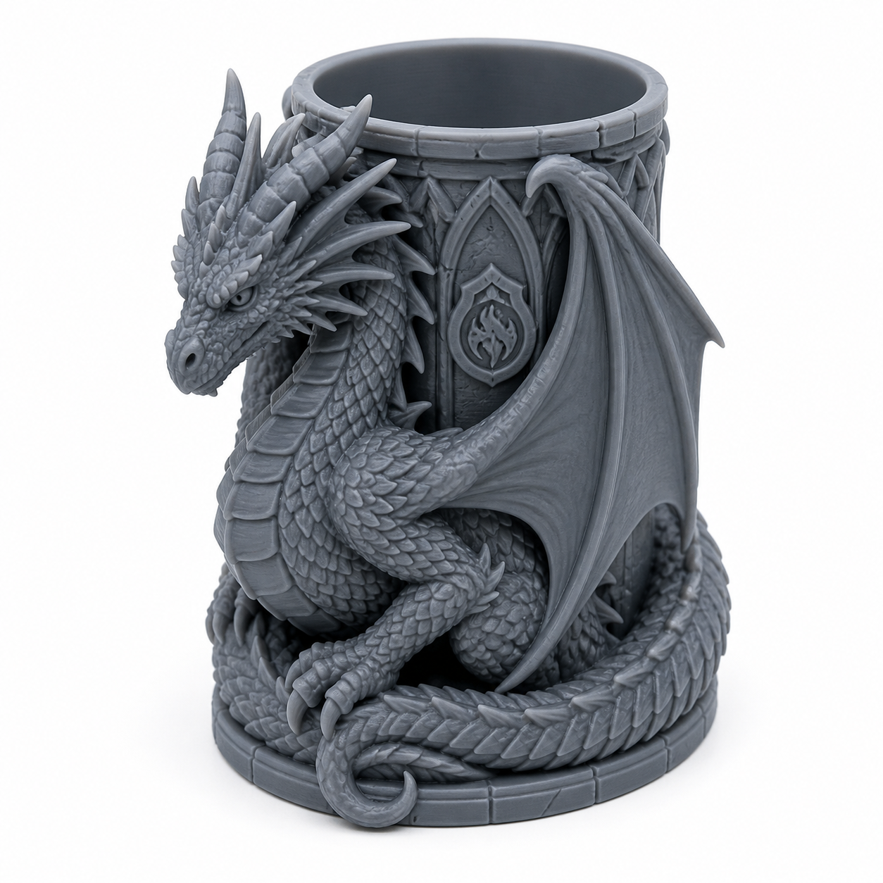 三角龙笔筒 Cảm hứng thiết kế sáng tạo in 3D