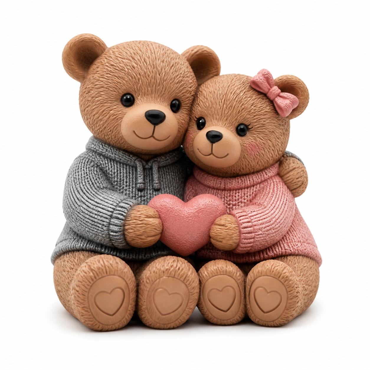 情侣熊系列-坐着*冰淇淋的一二(Couple Be3D打印创意设计灵感