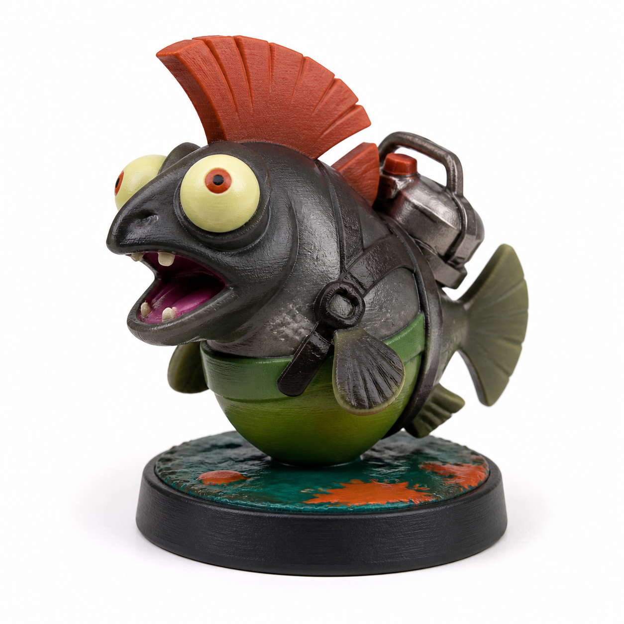【splatoon】伞鱼 蝙蝠鱼 Ispirazione di design creativo stampa 3D