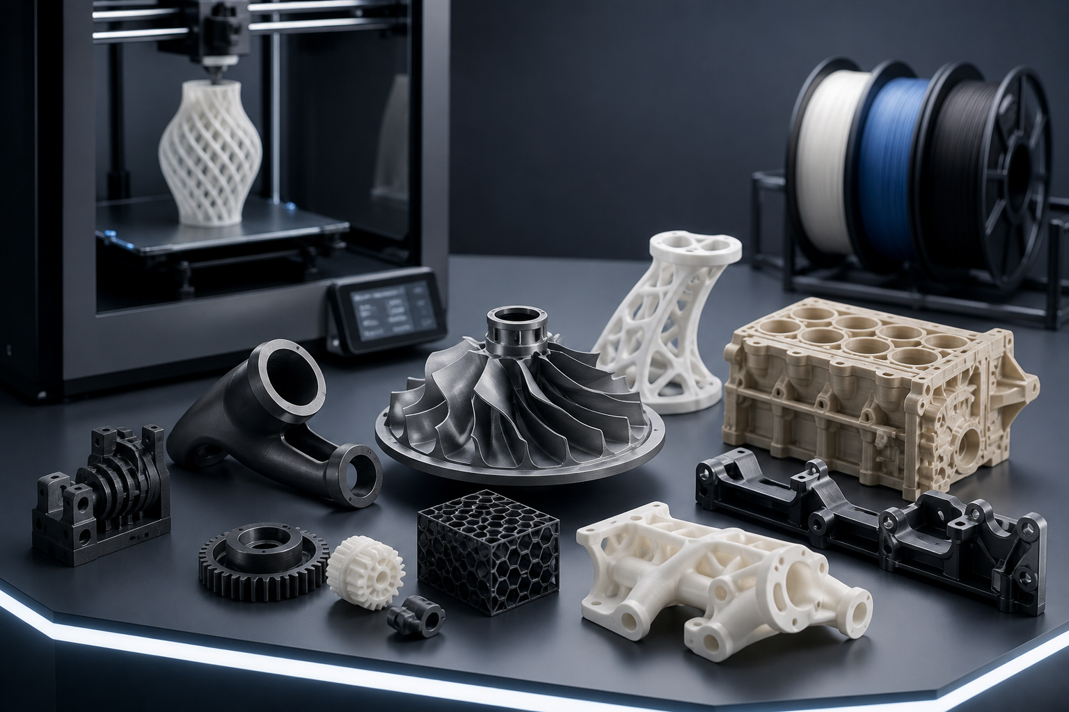Optimización de la distribución de la línea de producción de impresión 3D: Planificación sistemática desde la selección de equipos hasta el flujo logístico
