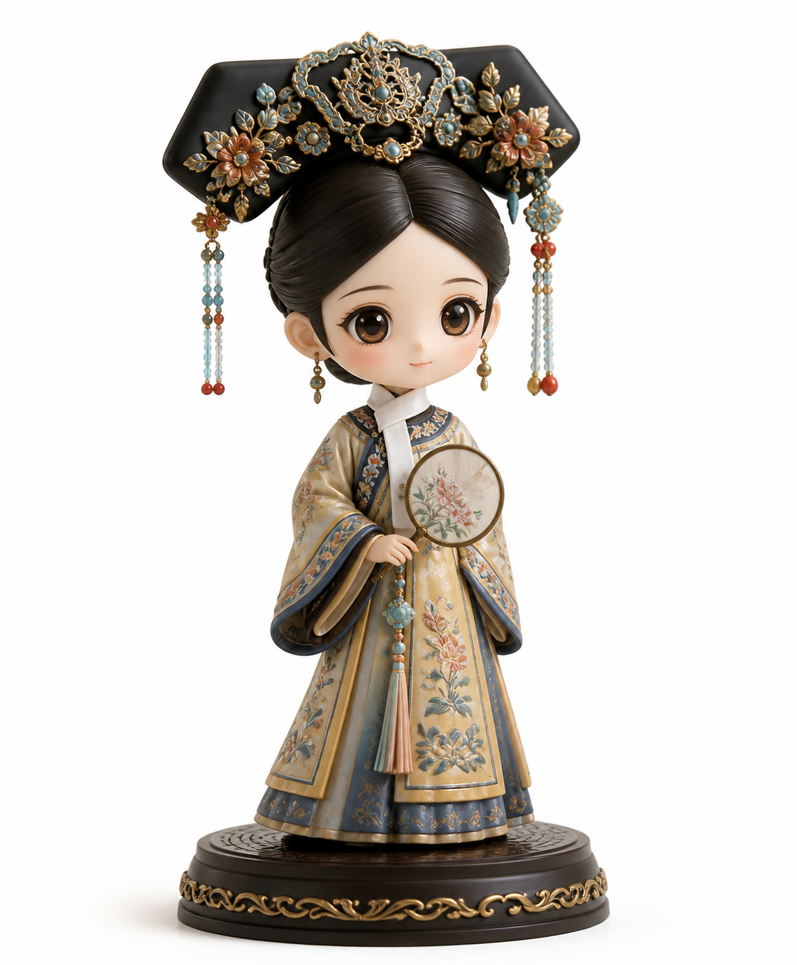 Q版角色-清宫娘娘 إلهام التصميم الإبداعي للطباعة ثلاثية الأبعاد