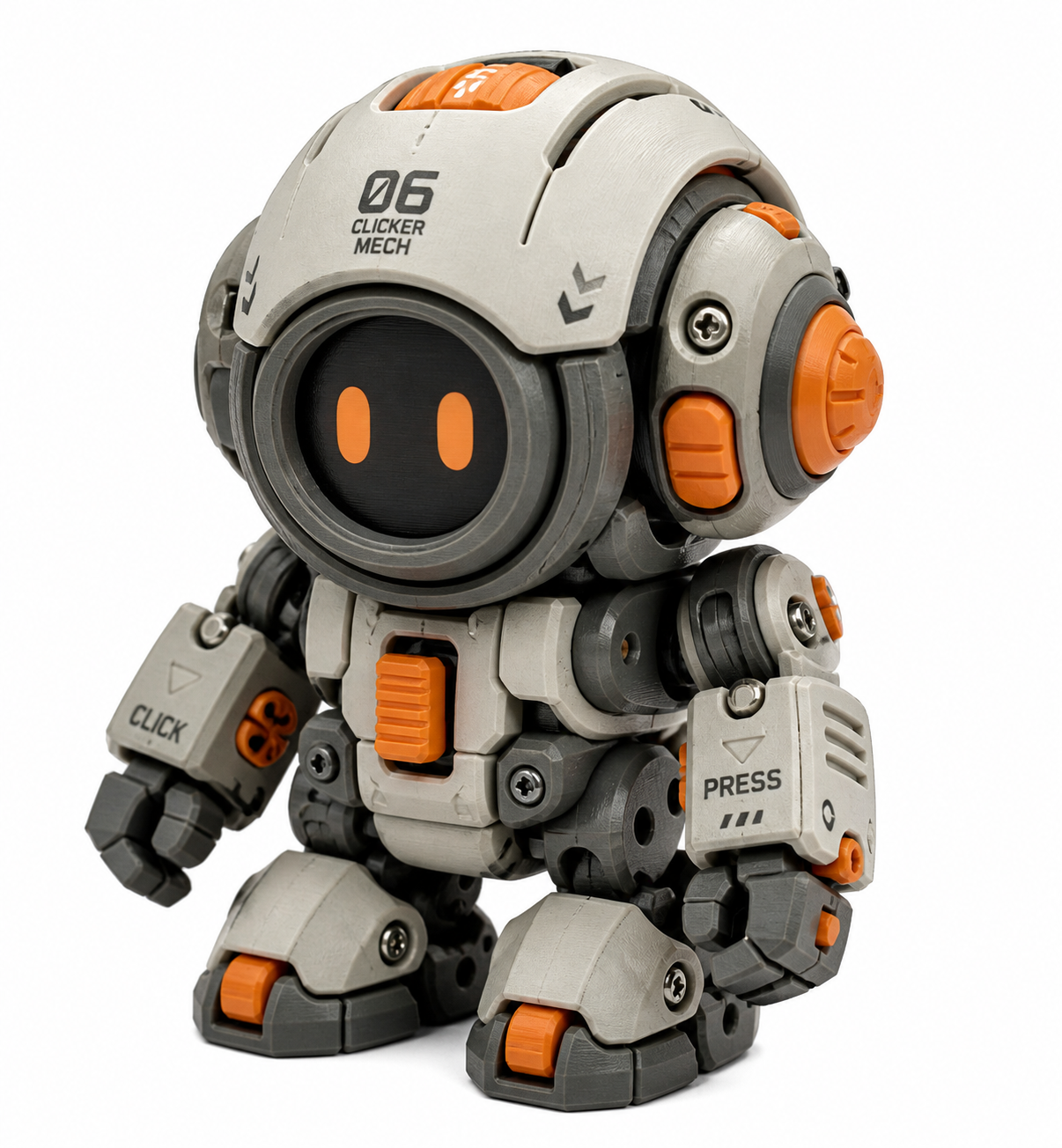 虾饺-按键fidget-点心系列1 3D Printing Creative Design Inspiration
