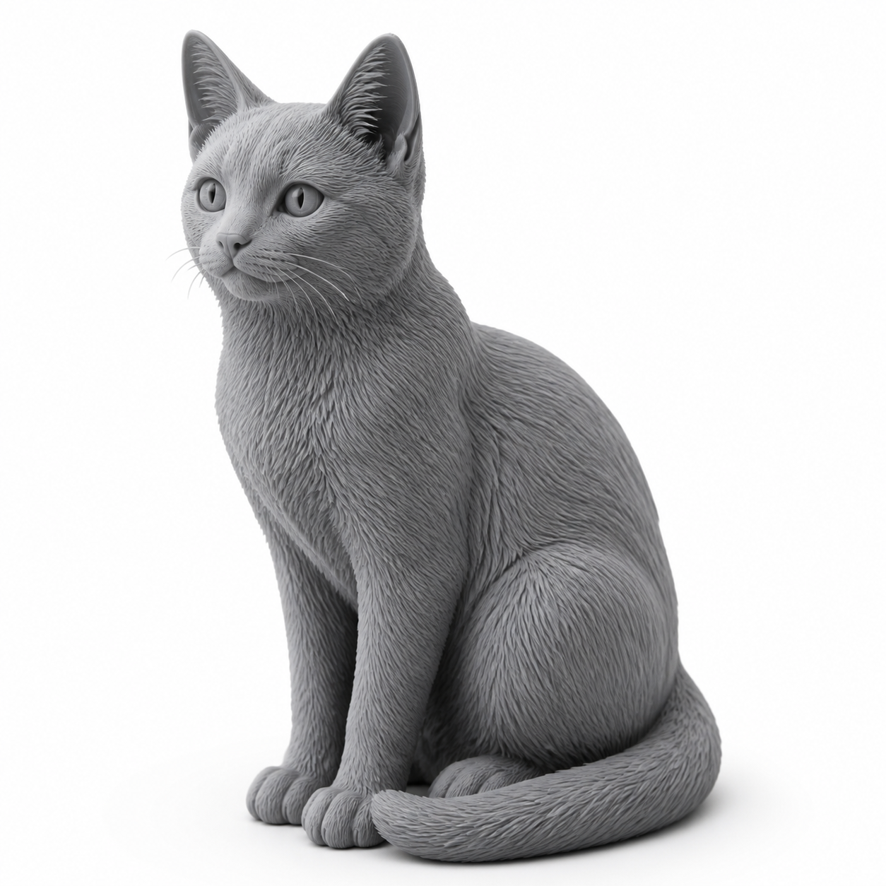 慵懒胖猫 Inspiración de diseño creativo impresión 3D