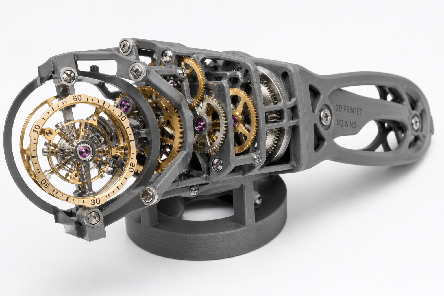 陀飞轮 Flying Tourbillo 3D Printing Creative Design Inspiration