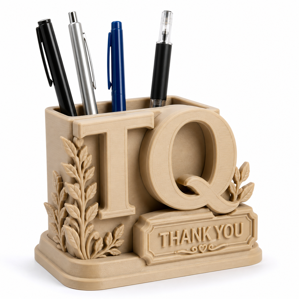 TQ PEN HOLDER إلهام التصميم الإبداعي للطباعة ثلاثية الأبعاد