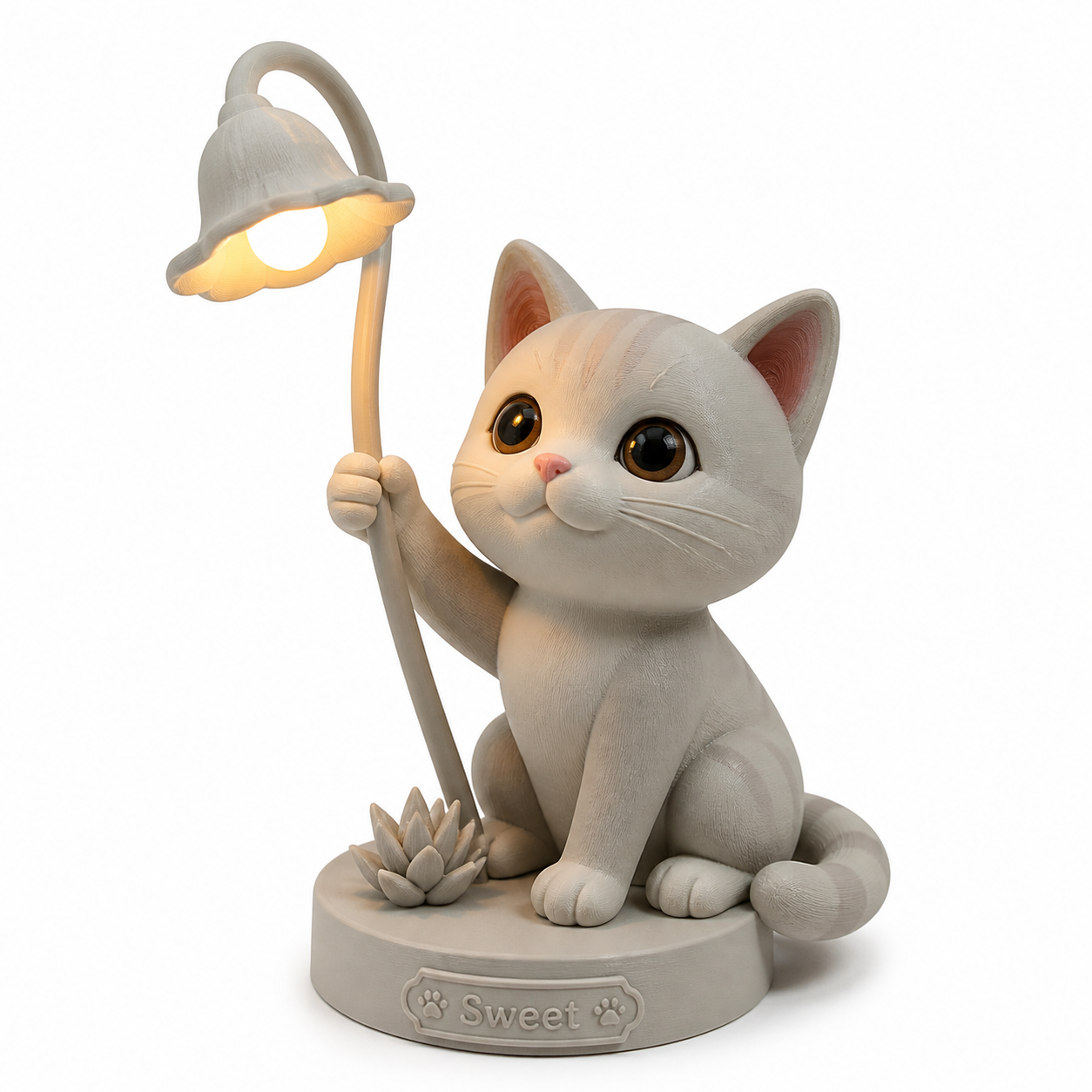 猫咪夜灯摆件 Inspiration de design créatif impression 3D