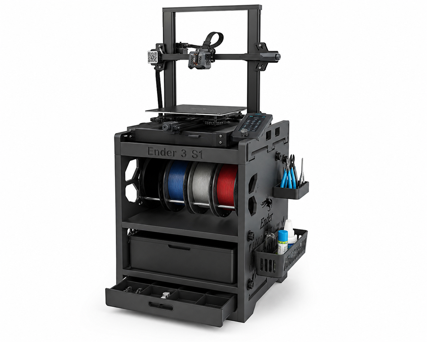 ender3s1底部线缆支架 3D Baskı Yaratıcı Tasarım İlhamı