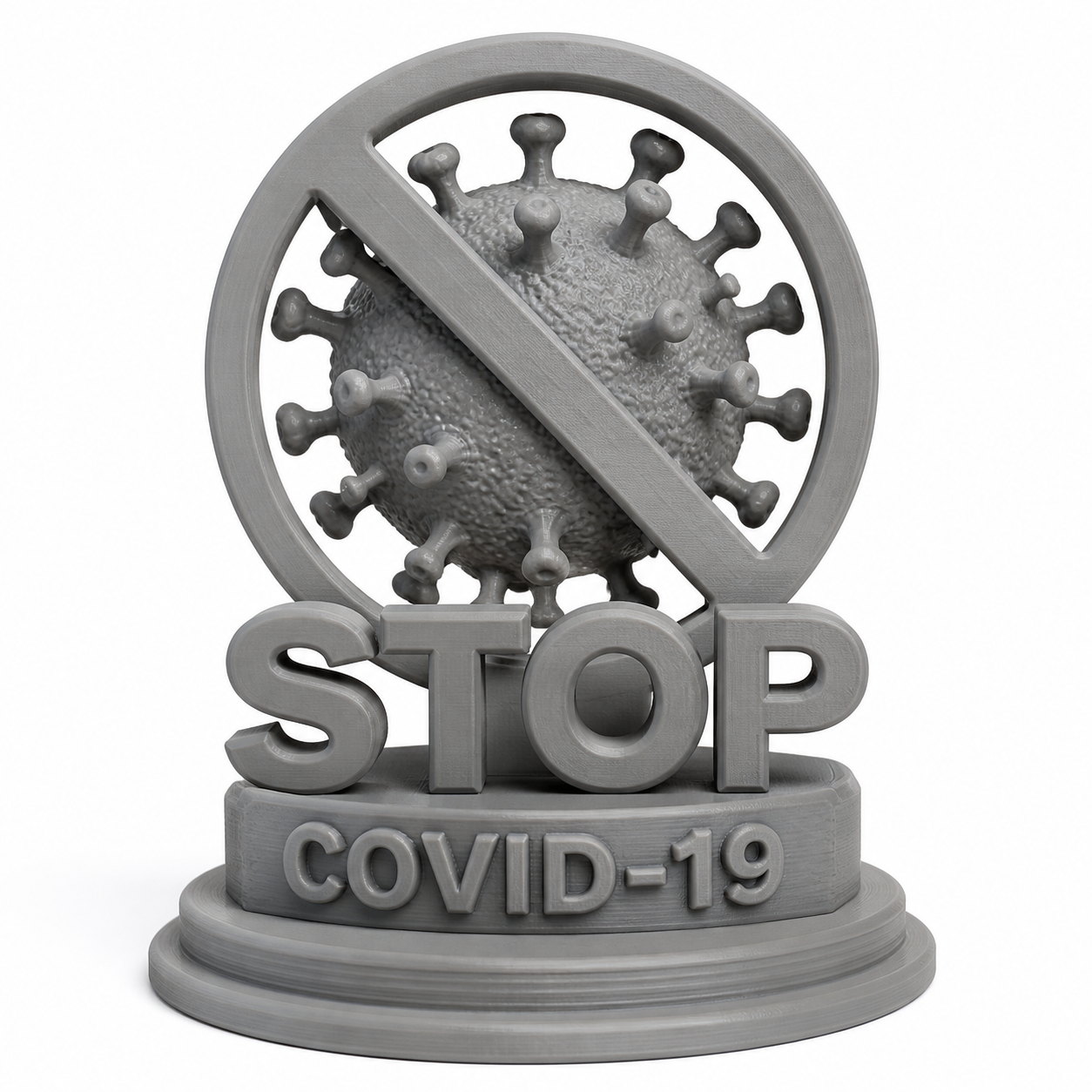 stop covid19 3D Printing Creative Design Inspiration