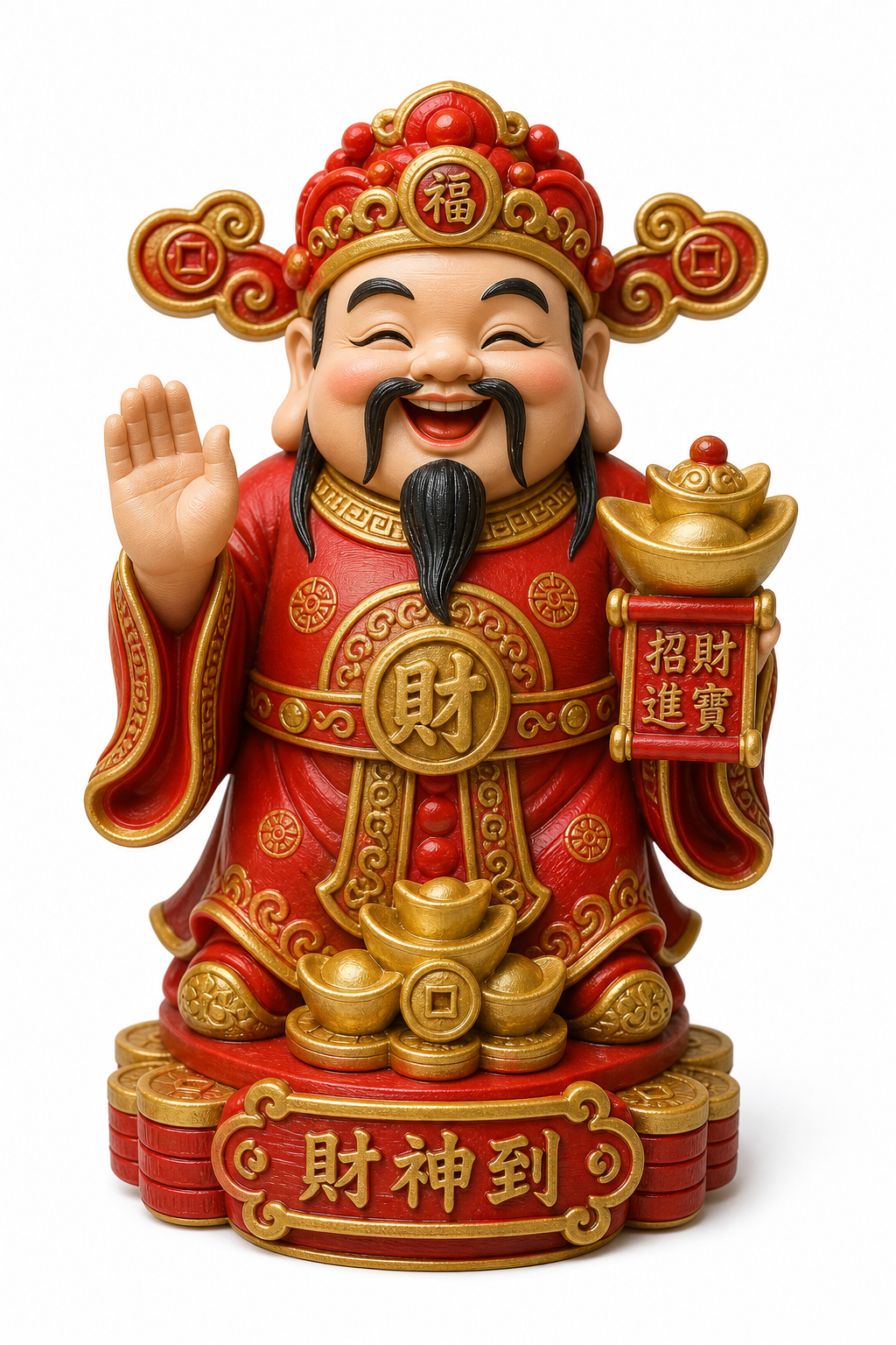 赐我发财 3D प्रिंटिंग रचनात्मक डिज़ाइन प्रेरणा
