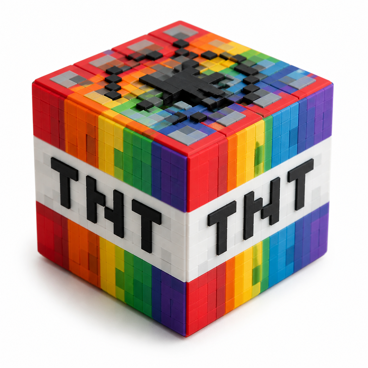 minecraft-TNT方块 3D-print creatieve ontwerp inspiratie