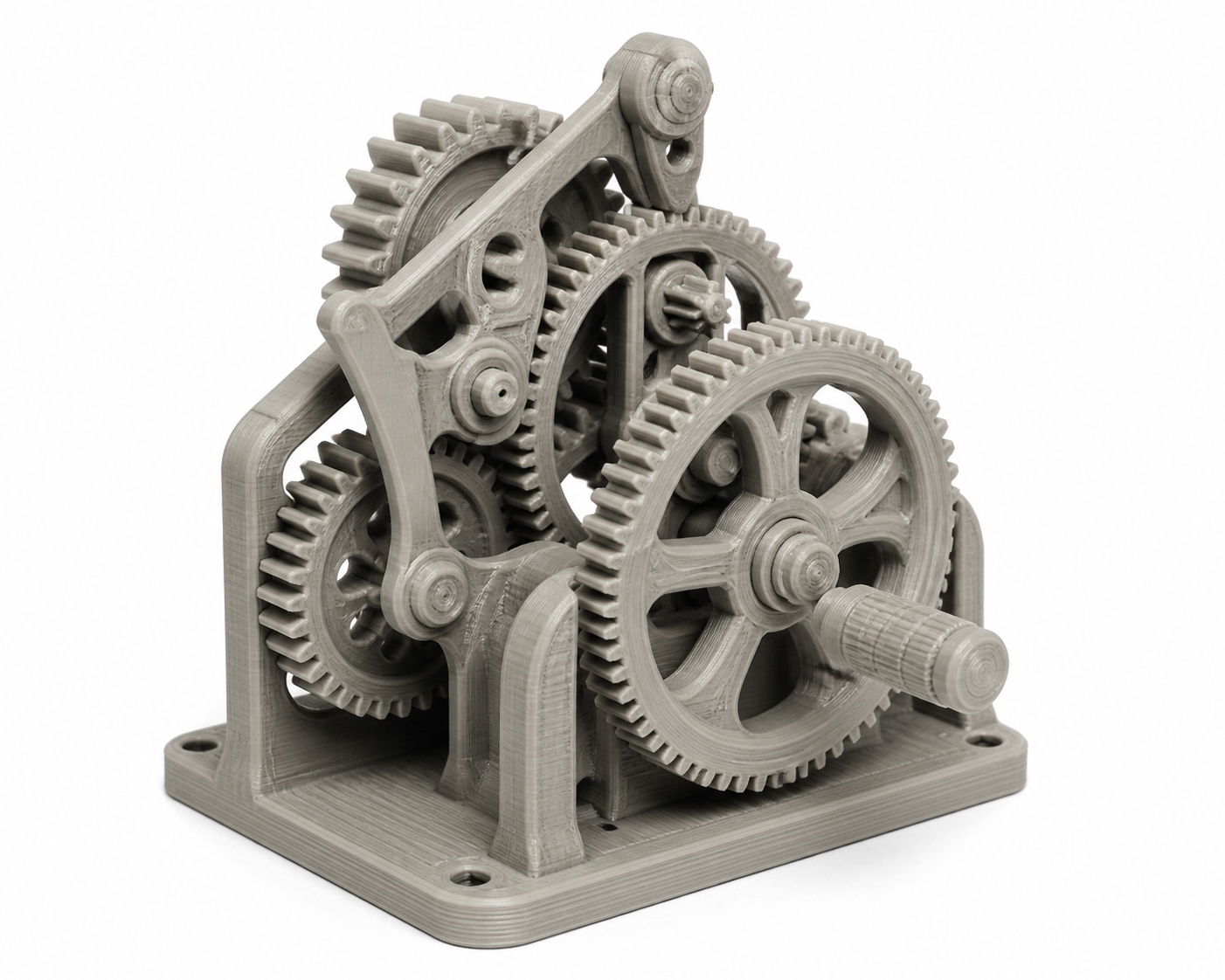 GEARS MECHANISM - AL 3D Printing Creative Design Inspiration