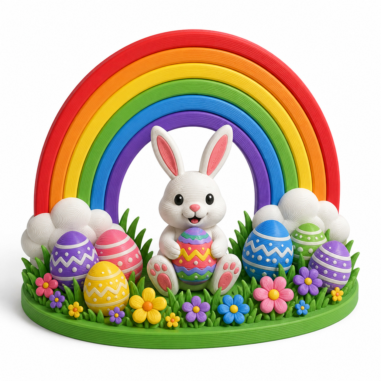 彩虹蛋钥匙挂坠 3D Printing Creative Design Inspiration
