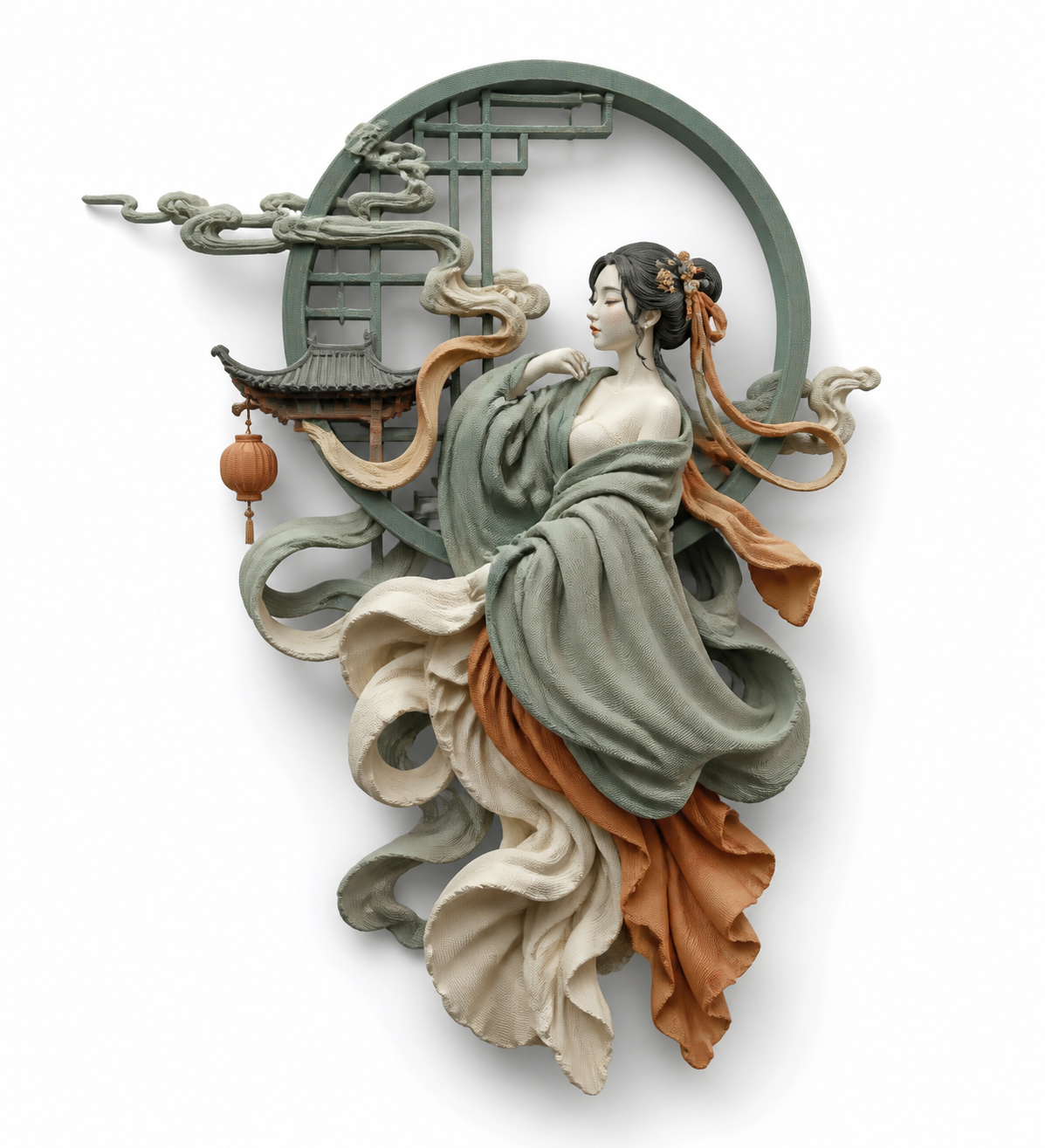 一体化打印山文甲锁子甲 3D Printing Creative Design Inspiration