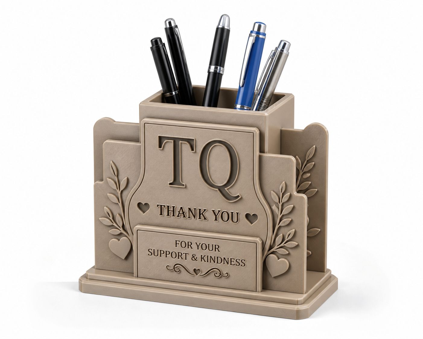 TQ PEN HOLDER إلهام التصميم الإبداعي للطباعة ثلاثية الأبعاد