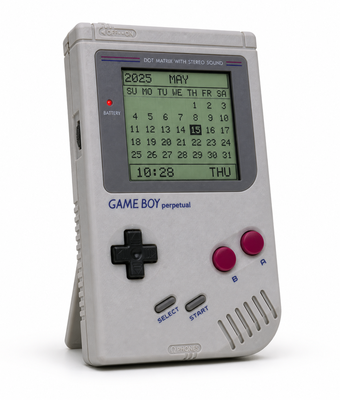 Game Boy Perpetual C إلهام التصميم الإبداعي للطباعة ثلاثية الأبعاد