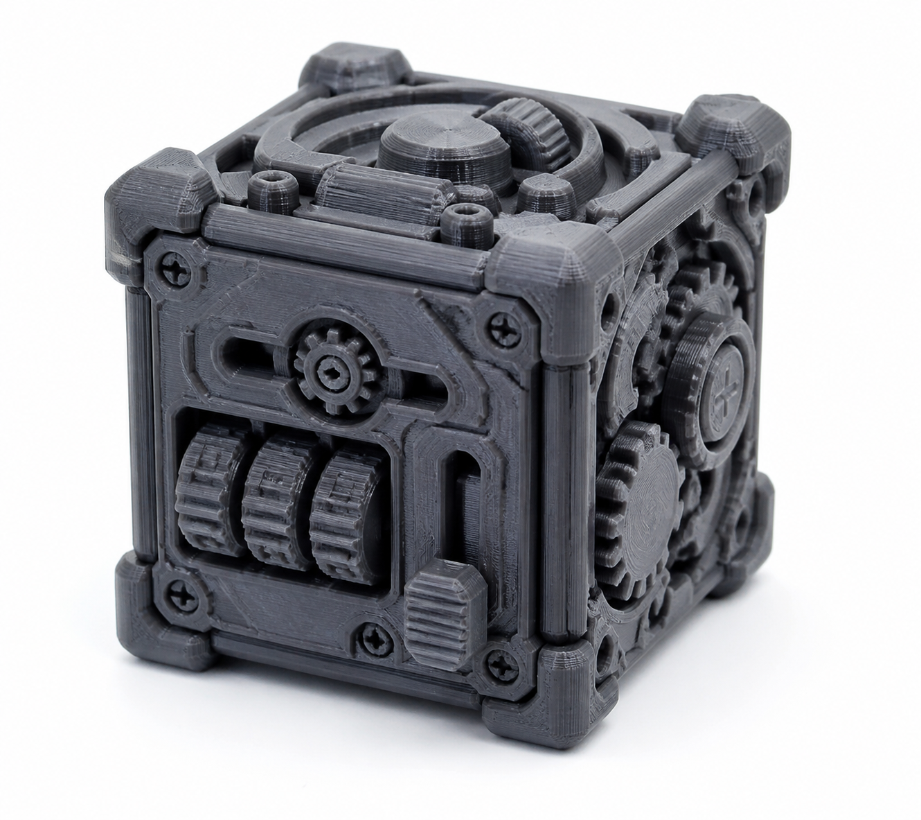 Mechanical Box Fidge 3D Printing Creative Design Inspiration