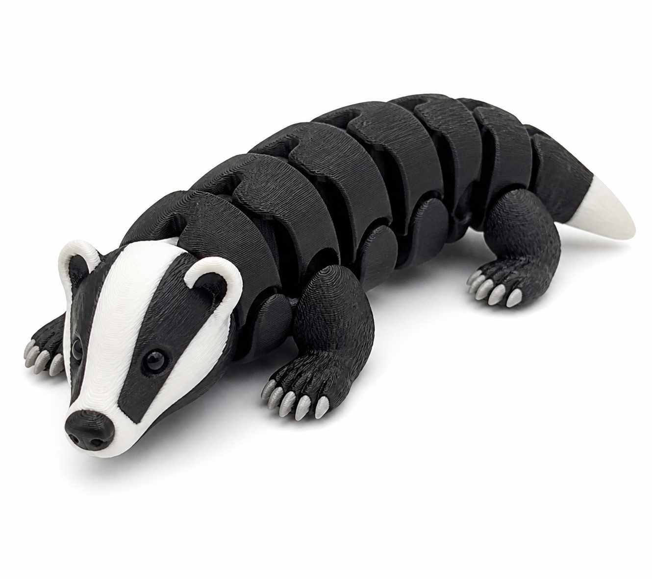Flexi Badger (Print- 3D Printing Creative Design Inspiration