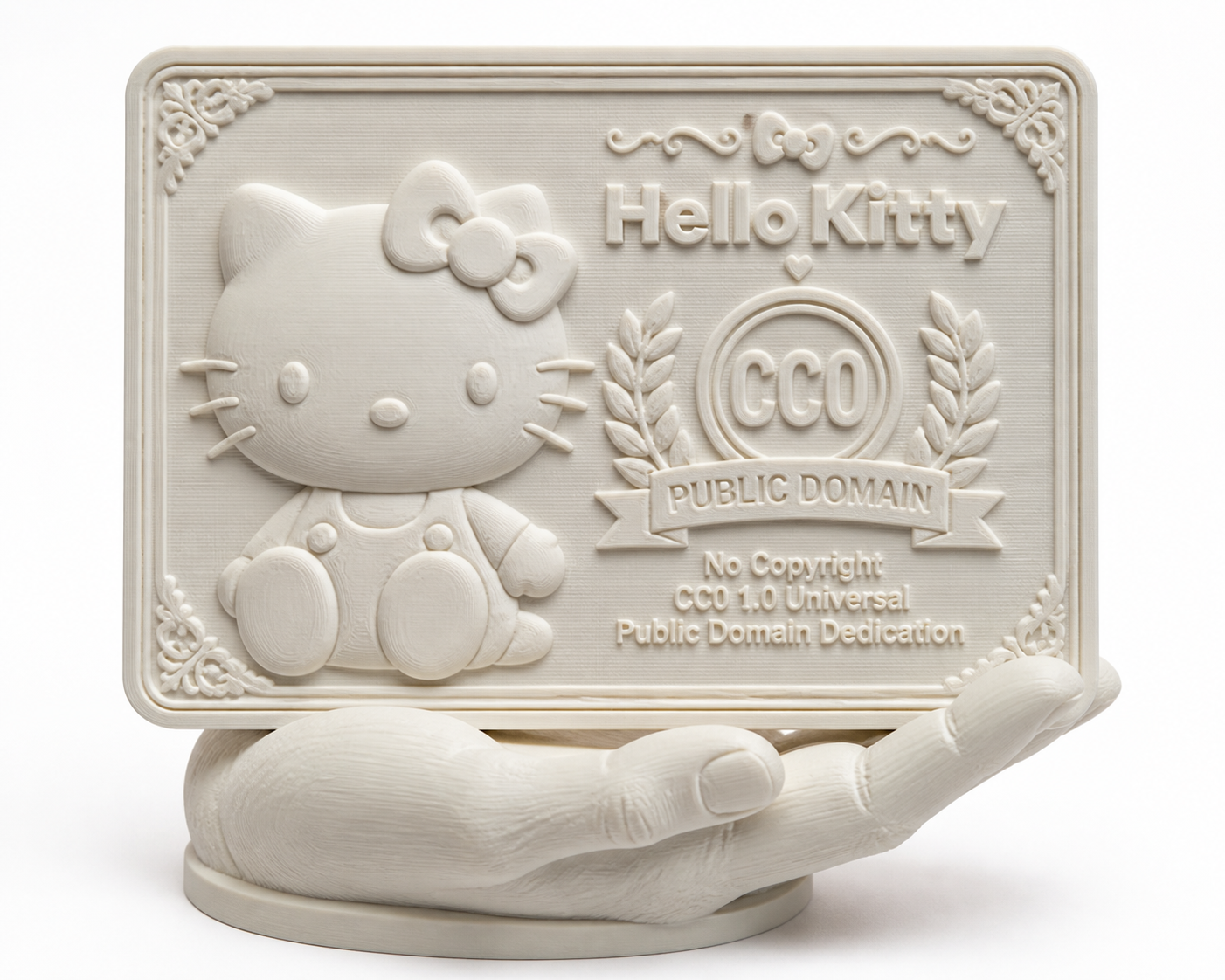 HelloKitty إلهام التصميم الإبداعي للطباعة ثلاثية الأبعاد
