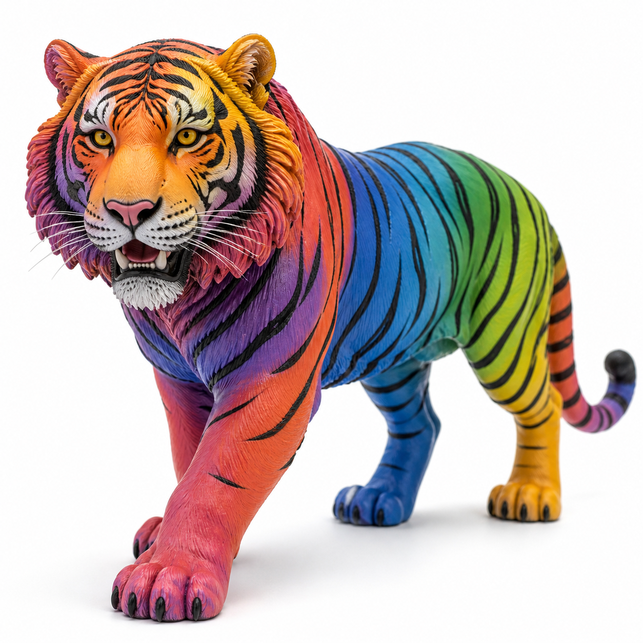 【钥匙挂件】寅虎 แรงบันดาลใจการออกแบบสร้างสรรค์พิมพ์ 3D