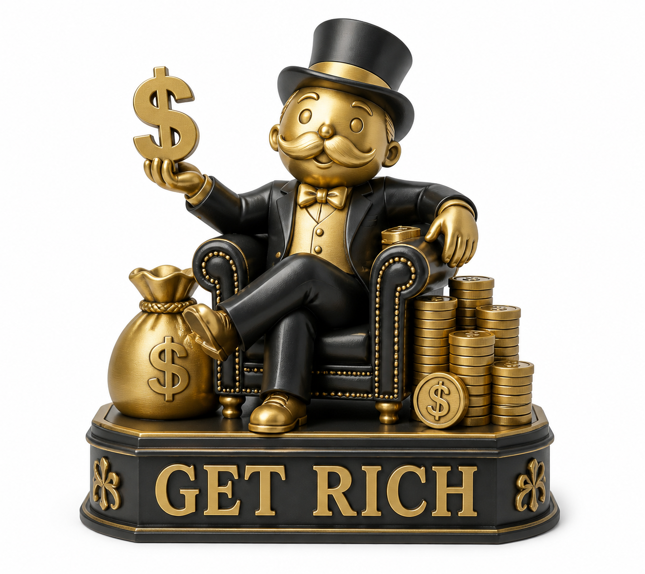 Get rich right away, إلهام التصميم الإبداعي للطباعة ثلاثية الأبعاد