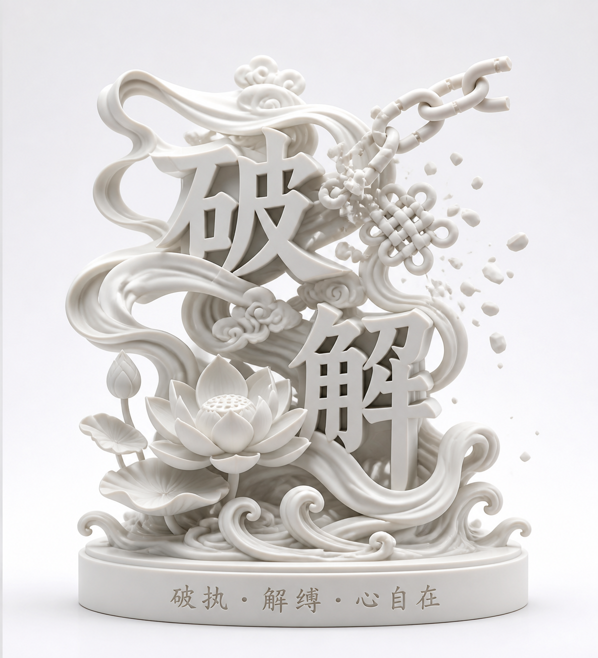解与脱 แรงบันดาลใจการออกแบบสร้างสรรค์พิมพ์ 3D