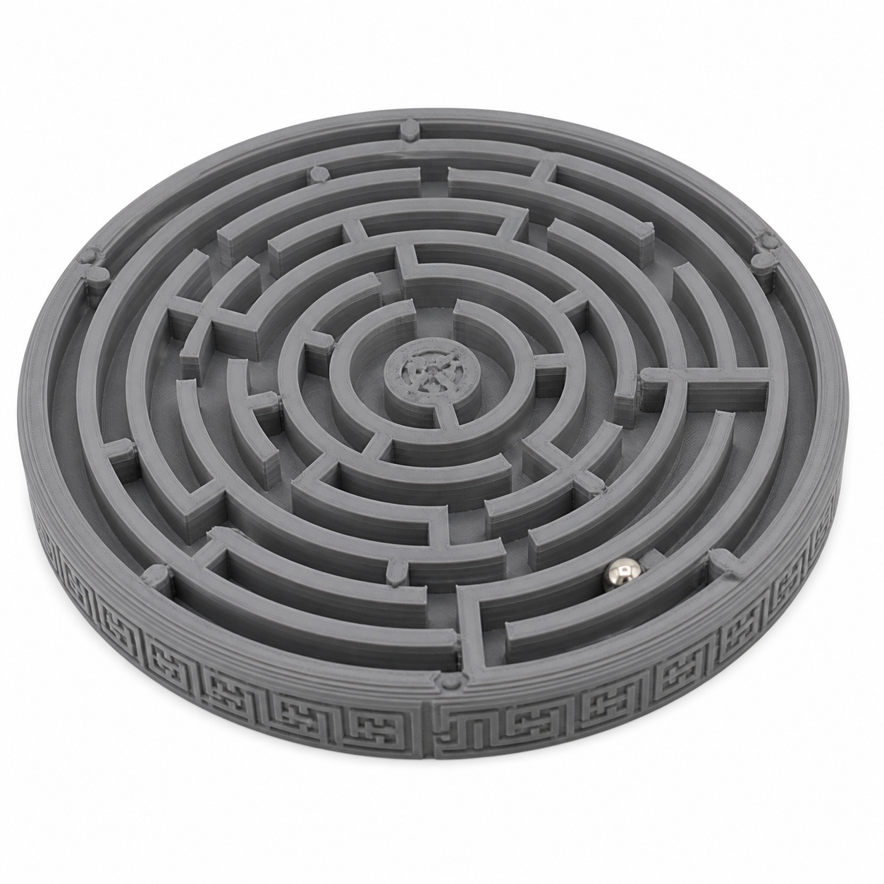 CIRCULAR MAZE PUZZLE Inspirasi desain kreatif cetak 3D