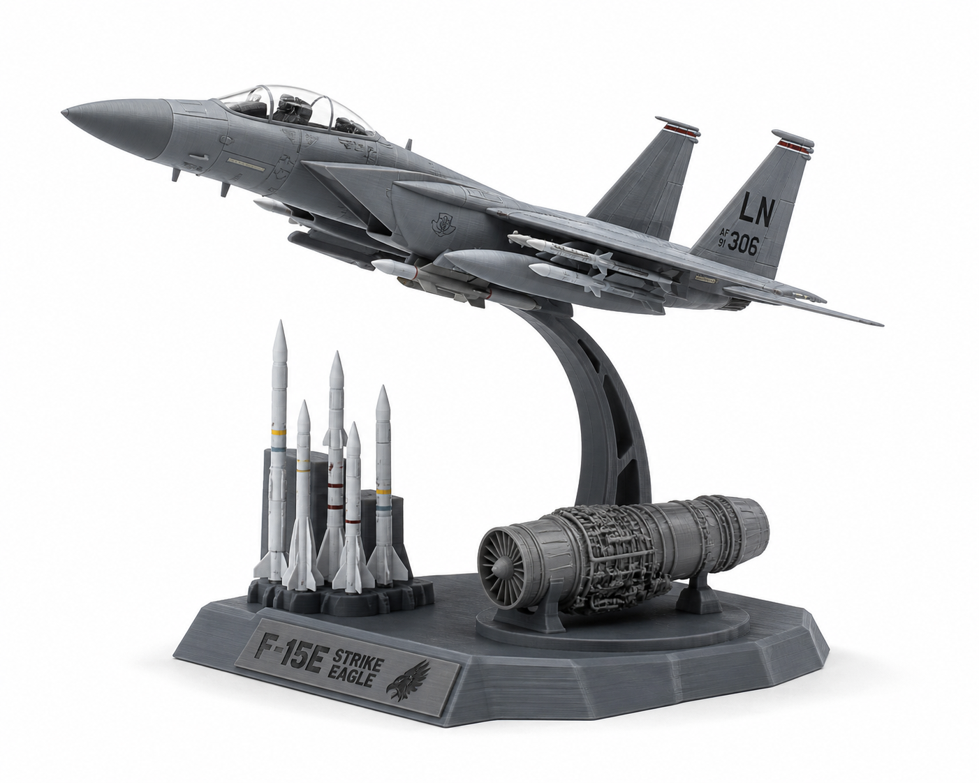 F-15战斗机 Вдохновение креативного дизайна 3D-печати