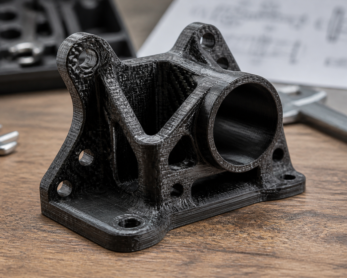 连续纤维增强3D打印技术深度解析:碳纤维复合材料的工艺、性能与应用