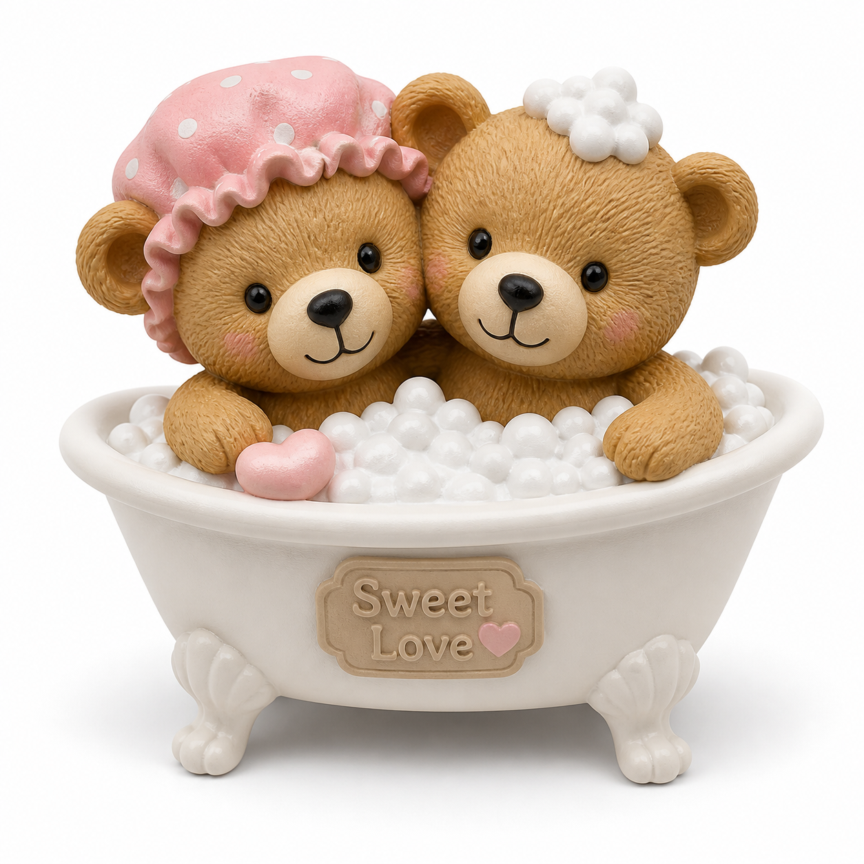 情侣熊系列-浴室洗澡的一二(Couple 3D प्रिंटिंग रचनात्मक डिज़ाइन प्रेरणा
