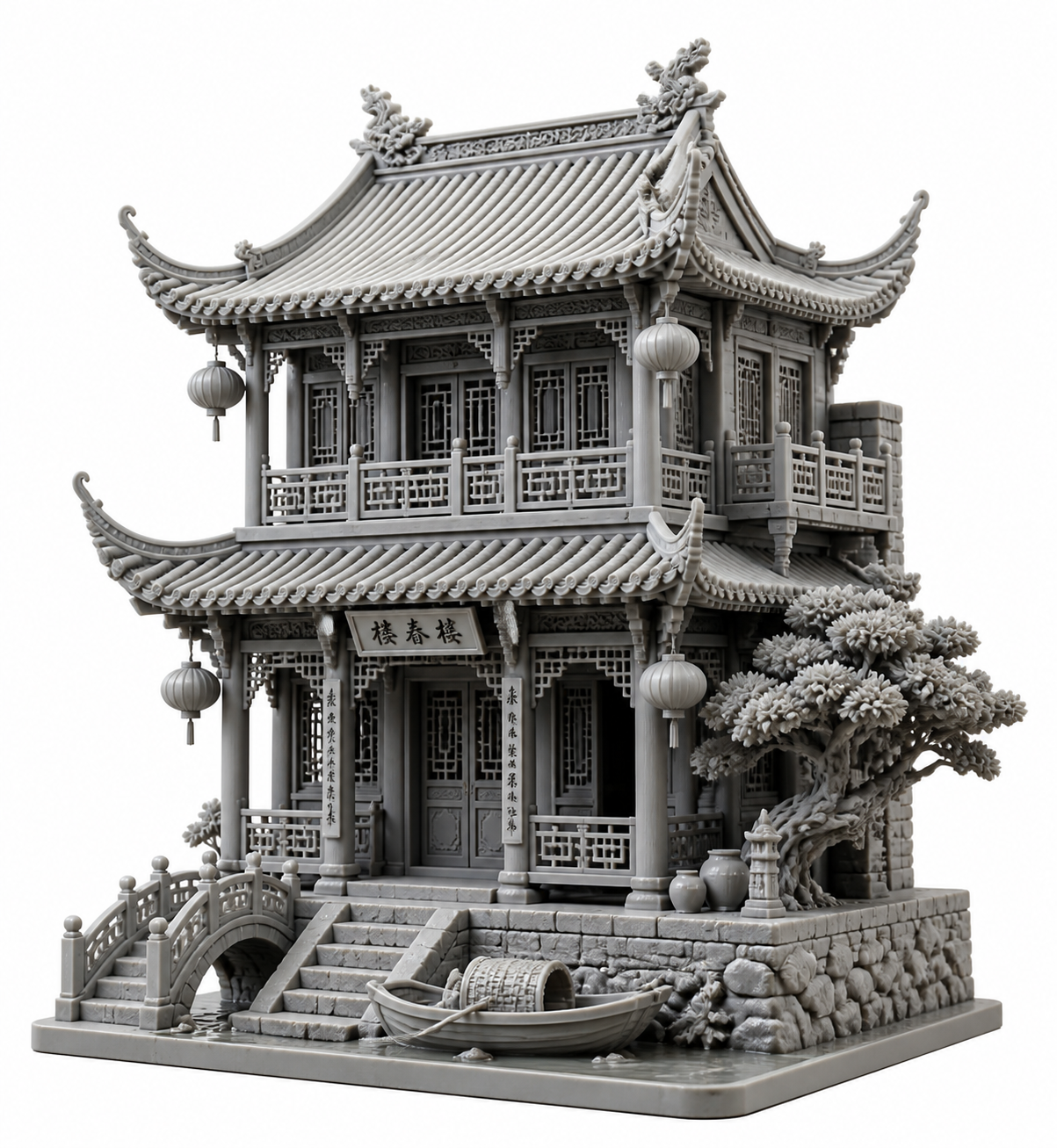 竹节剑 竹节刀 中国风 伸缩剑 忍者刀 3D Printing Creative Design Inspiration