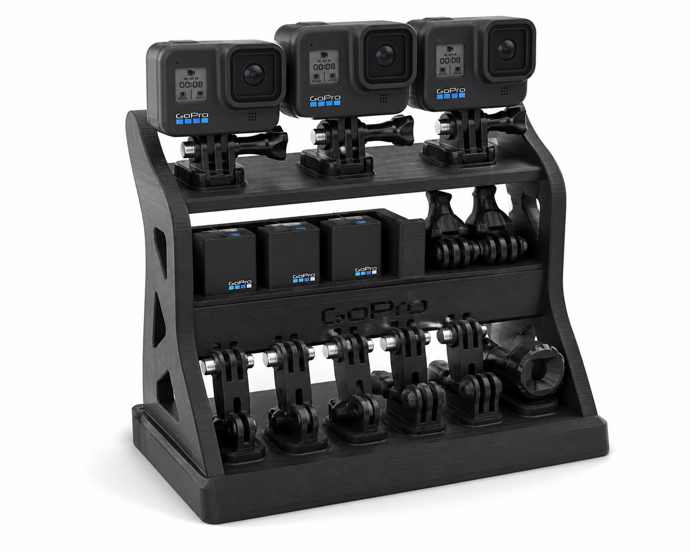 实用便携显示器转Gopro支架模型3D打印创意设计灵感
