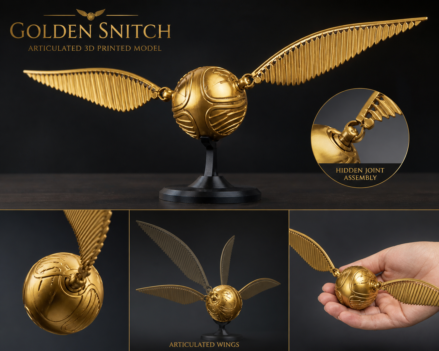 金色飞贼 แรงบันดาลใจการออกแบบสร้างสรรค์พิมพ์ 3D