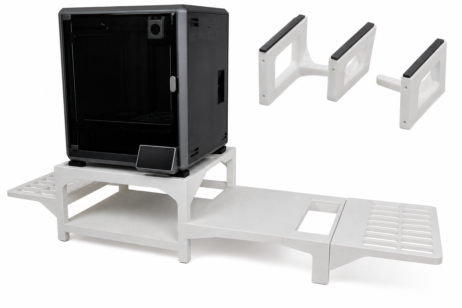 CFS unit extension shelves for K1 D3P riser 3D Printing Creative Design Inspiration
