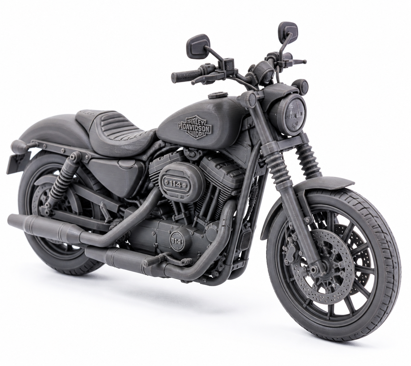 哈雷 戴维森 摩托车Harley_Dav إلهام التصميم الإبداعي للطباعة ثلاثية الأبعاد