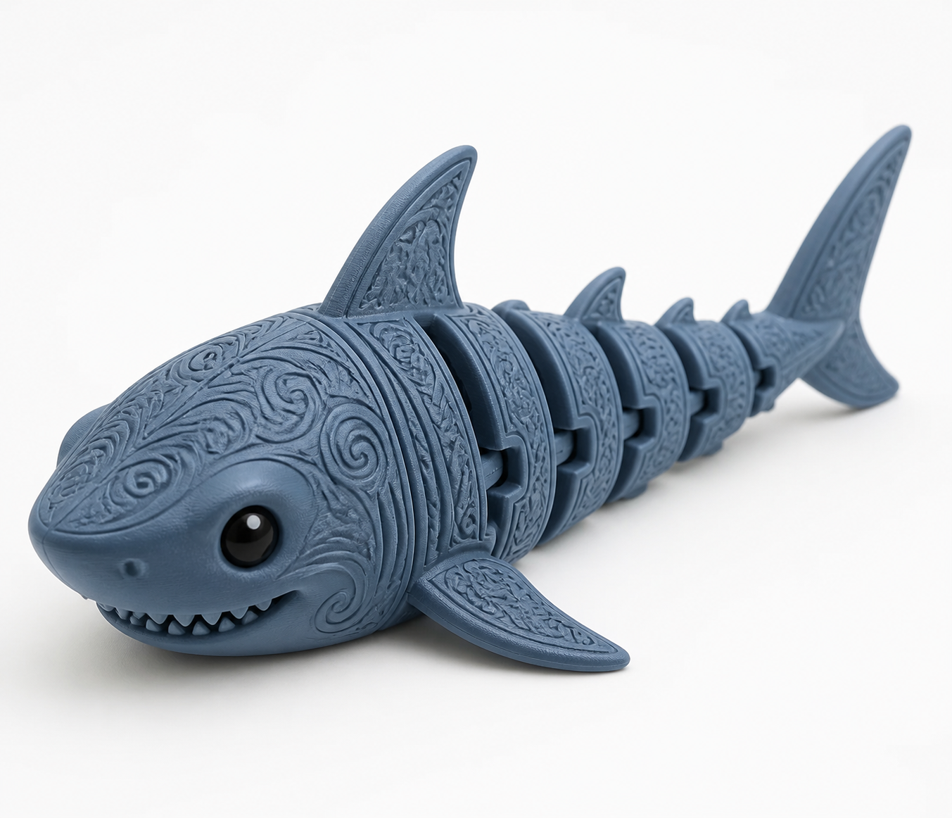 Playfull flexi shark 3D Printing Creative Design Inspiration