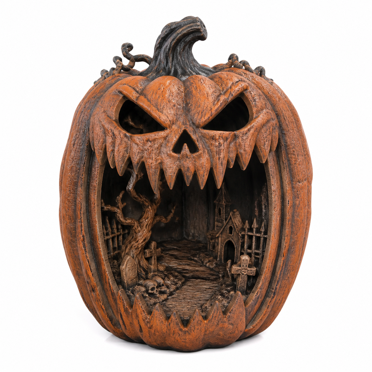 Horror Pumpkin Hollo 3D Printing Creative Design Inspiration