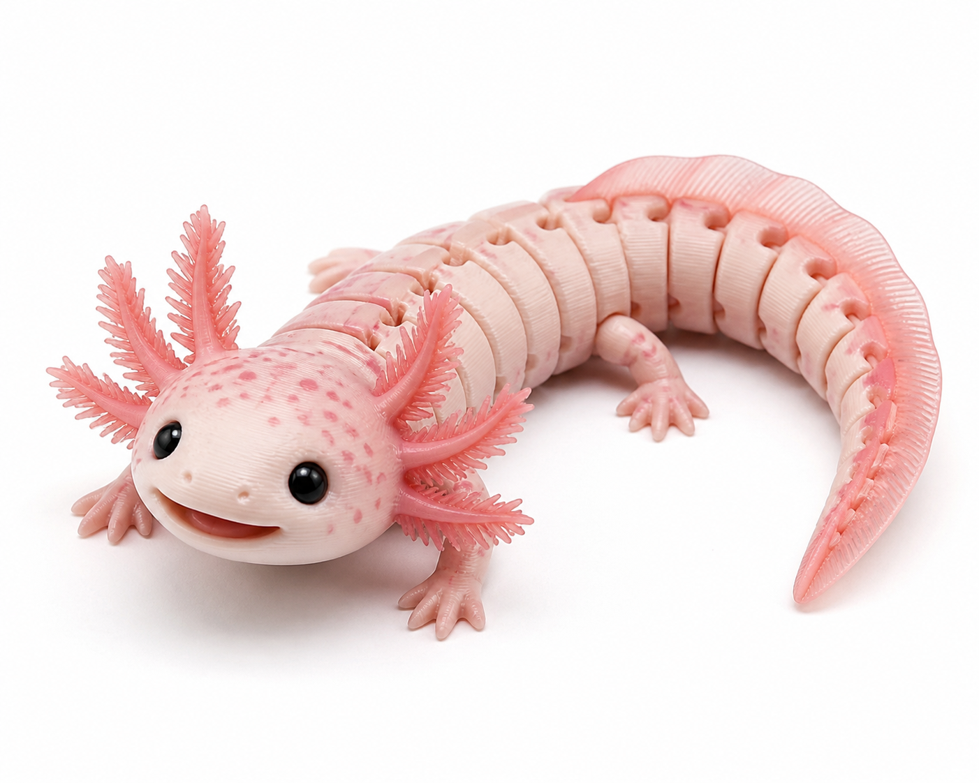 独特非常可爱的 Axolotl - 铰接式 - 无3D打印创意设计灵感