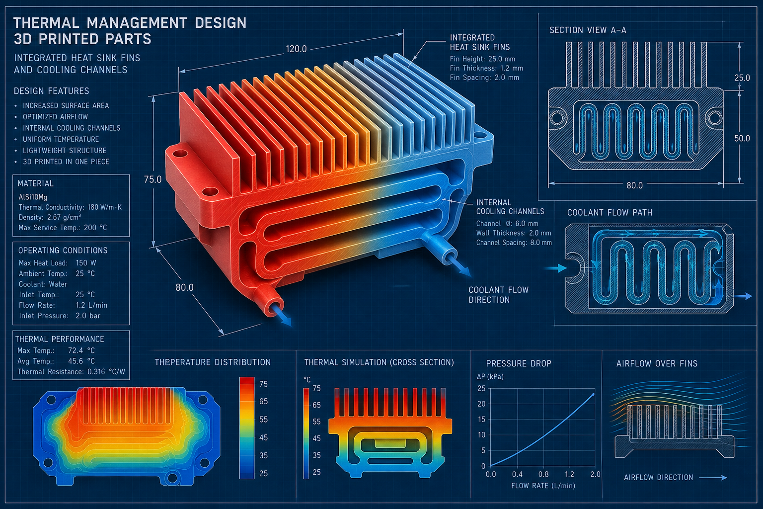 Wärmemanagement für 3D-gedruckte Bauteile: Wärmeableitung und Thermische Optimierung