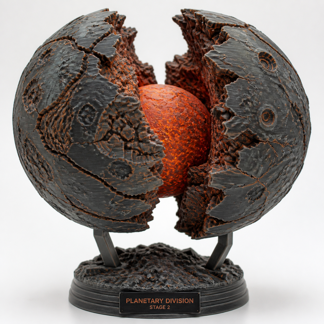 星球系列之五《撕裂的星球》 3D-print creatieve ontwerp inspiratie